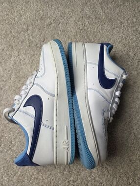 Nike Air Force 1 White And Blue